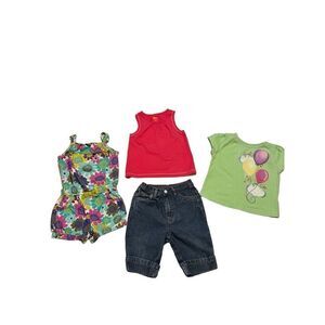 Lot of 4 Summer Clothing Pieces Baby Size 18 Months